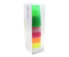 Mojito Design Linea Bicchieri Cocktail 35 6 Colori, Multicolore, 7.8x7.8x11.5 cm, 6 unitÃ 