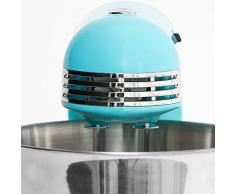 Cecotec Cecomixer Easy Impastatrice con movimento orbitale, Ciotola in acciaio da 3 litri, 5 funzioni e 6 velocità, Turchese