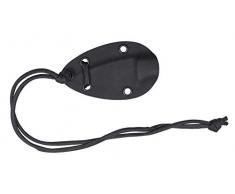 Cudeman Nuovo Coltello 200-J-K YODA fodero di KYDEX, Lama di acciaio Böhler N-695 impugnatura di G-10 arancione di 5,8 cm per la caccia, la sopravvivenza e bushcraft + Portabottiglia