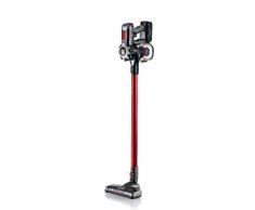 Ariete 22V Lithium 2757, Scopa Elettrica Cordless e Aspirabriciole, Alluminio, Rosso, 120 W, 1 Liter