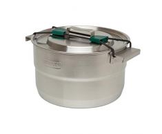 Stanley Adventure Full Kitchen Basecamp Cook Set 3,5 l – Gavetta da campeggio con 11 pezzi - Gavetta outdoor - Elemento componibile - Pentola in Acciaio Inossidabile con coperchio con sfiato