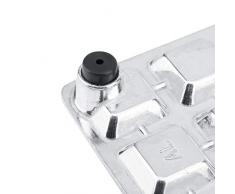 Stampo per ravioli in Lega di alluminio Gnocco a risparmio energetico Impastatrice per matrici Gadget da cucina Mini piazze Ravioli Maker