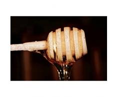 TrAdE Shop Traesio DOSAMIELE RACCOGLI Miele Legno Palette Bastone MESCOLA Prendi MESTOLO Cucchiaio