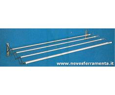 STENDIBIANCHERIA DA PARETE ESTENSIBILE CM 120x28
