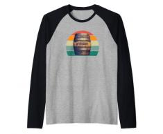 bicchiere di whisky scozia barile barile barili alcool whisky Maglia con Maniche Raglan
