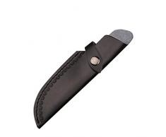 allaperto campeggio CXZC 14.5cm Fodero per coltello con passante per cintura Coltelli da trasporto in pelle Fondina Fodero fisso per fodero a lama per caccia