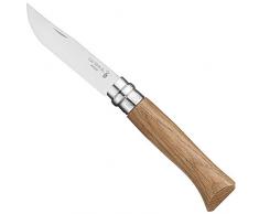 Opinel O002021, Coltello Serramanico da Campeggio Beige, N. 08