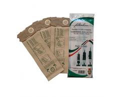 Gecasa 10 Sacchetti in Carta e Profumini per Folletto Vorwerk Kobold vk120 vk121 vk122 Made in Italy (10 Sacchetti)
