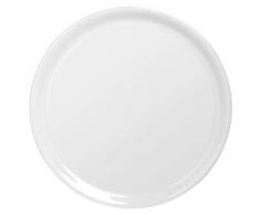 Saturnia Napoli Set Piatti Pizza, Porcellana, Bianco, 6 unità