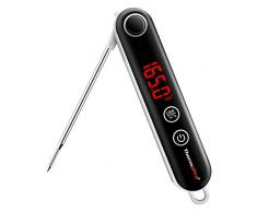 ThermoPro TP18 Termometro digitale professionale per arrosti e barbecue, con supporto magnetico, ideale per la cottura di carni, alimenti per bambini, vino