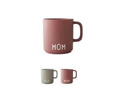 Design Letters Tazzine Caffe MOM | Regalo Festa della Mamma | Tazza Mamma Porcellana | Regalo per la mamma | Tazzine Caffe Particolari | Tazze Colazione in Porcellana con Lettere Incise