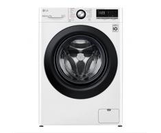 LG F2WV3S7S6E Lavatrice Slim a Carica Frontale 7 Kg 1200 Giri/min, Intelligenza Artificiale AI DD, Vapore Igienizzante, Motore Inverter Direct Drive, Smart Diagnosis, 60x85x47.5 cm, Bianco