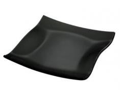 Villeroy & Boch Cera Piatto Quadrato, Nero, Dimensioni 217 x 214 mm