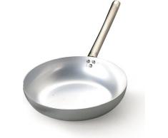 Pentole Agnelli ALMA111B28 Padella Alta per Saltare, Manico Tubolare, Alluminio Professionale, 28 cm