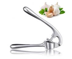 Cutefly Spremiaglio tritacarne aglio, tritacarne aglio per spremere chiodi di garofano e Smash Ginger Handheld lega di zinco strumento antiruggine per la cucina