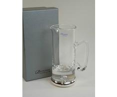 Nuovo argento e cristallo piccola caraffa di acqua 17,8 cm in scatola