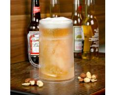 Frosty Mug 14,1 oz/400ml da bar@drinkstuff | Plastica Congelatore Tazza, tazza di birra, birra Stein, Birra Boccale | Freezable Beer Tankard