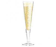 Ritzenhoff 1070217 - Bicchiere da champagne e spumante con tovaglioli, design Liana Cavallaro