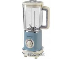 Ariete 568 Frullatore Vintage - Frullatore con 500 watt e tazza graduata da 1,5 litri, 2 velocità + pulse, colore Celeste pastello