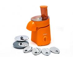 Ouruz MS2060/OR Grattugia e Affettatrice Elettrica, 200W, Arancio
