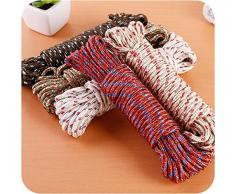 NC 3 Pezzi stendibiancheria Corda stendibiancheria da Viaggio Portatile stendibiancheria Nylon Poli Corda Bandiera palo Polipropilene Linea di Abbigliamento Campeggio Utility Buon Appendiabiti