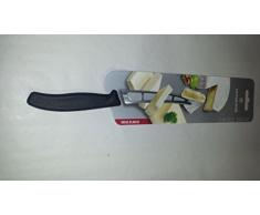 Victorinox Swiss Classic, coltello da burro con lama seghettata, lavabile in lavastoviglie, nero