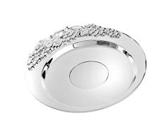 Ten Sottobottiglia con UVA Placcato Argento cod.EL007 cm 11,4x11x2,5h by Varotto & Co.