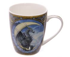 Lisa Parker - Tazza in porcellana fine con disegno di dragone con scatola dimostrativa