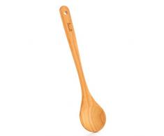 Tuuli Kitchen Cucchiaio da Cucina in Legno di ciliegio con Incisione Laser Personalizzata