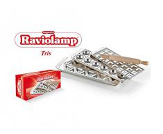 Imperia 53201 Raviolamp Confezione Stampi per Ravioli e Tortelli, Alluminio, 3 Pezzi
