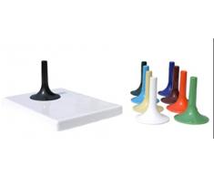 Portafiori in Ceramica Verde Scuro Con Base