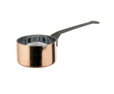 Alessi Officina 90105/10/C La Cintura di Orione Casseruola a Manico Lungo o Russa, Rame/Acciaio Inossidabile 18/10, Argento