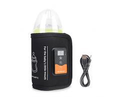 Borsa Porta Biberon USB Per Tenere In Caldo, Custodia Portatile Per Il Calore Del Latte, Scaldabiberon Per La Casa In Auto, Borsa Per Biberon Da Viaggio, Scaldalatte A Temperatura Regolabile