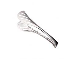 UPKOCH Fuori Multifunzione Torta Servire Insalata Dolce Per Biscotto Pinze Ristorazione Buffet Pane Cibo Pollice Barbecue Cavo Acciaio Antiscottatura Cucina Pinza Clip Inossidabile