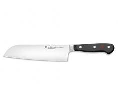 WÜSTHOF Santoku, Classic (1040131217), Lunghezza Lama 17 cm, Forgiato, Acciaio Inossidabile, Coltello Cuoco Giapponese Molto Affilato, Coltello Sushi