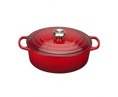 Le Creuset Evolution Casseruola Ovale, Ghisa, Ciliegia, 29 cm
