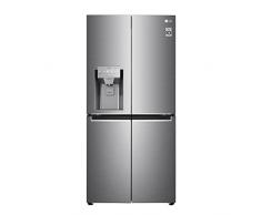 LG GML844PZ6F Frigorifero Americano Multidoor Total No Frost con Congelatore 506 L, Dispenser Acqua e Ghiaccio UV Nano, Door Cooling, Linear Cooling - Frigo Smart con Wi-Fi e Display LED Esterno