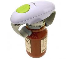 YUET Apriscatole elettrico, gadget da cucina forte e resistente, automatico, per nuovi barattoli sigillati, per avere le mani libere e fare meno sforzo