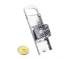 UOCAI Spaetzle Maker, Grattugia, Spatzle Attrezzo Utensili da Cucina Multifunzione, DIY Grattugia per Spatzle in Acciaio Inox, Adatta a Tutte Le pentole Fino a Ø 30cm