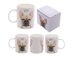 Tazza mug Colazione in ceramica con Design Bulldog Francese