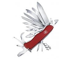 Victorinox, Work Champ XL, coltellino svizzero (31 funzioni, lama grande, tagliafili, forbici) colore rosso