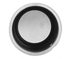 Filtro per Caffè in Acciaio Inossidabile Cestello Non Pressurizzato Poroso a Strato Singolo Accessori Ciotola Macchina da Double Cup Rete Portafiltro di Ricambio Doppio Portafilter Inox Macchine