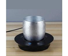 Genex Scaldatazza USB Scalda Smart Termostato USB Pad Scaldino caffè Scaldino Tazza Scaldatazze Elettrico Scaldapiatti Piastra Riscaldante per Scrivania Nero