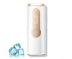 Epilatore Luce Pulsata di Tecnologia del Punto di Congelamento Laser Peli Donna 3 Funzioni-HR/SC/RA e 9 Livelli con 999,900 Flashes per Facciale Corpo