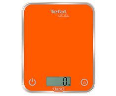 Tefal BC5001 Optiss Glass Bilancia da Cucina Elettronica Arancio, elettrica, arancione, bambù