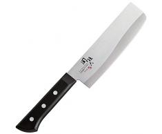 Kai Seki MAGOROKU MOEGI - Coltello Nakiri a 3 strati, lama 16,5 cm, lama affilata giapponese