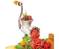 Tritacarne manuale manuale Tritacarne in scatola e stufato di salsiccia Tavolo tritacarne a mano Vintage