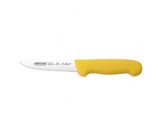 Arcos Serie 2900 - Coltello Disosso - Lama Acciaio Inossidabile Nitrum 130 mm - Manico Polipropilene Colore Giallo