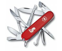 Victorinox Coltellino svizzero Fisherman, 18 funzioni (lama, apriscatole, spelafili), rosso