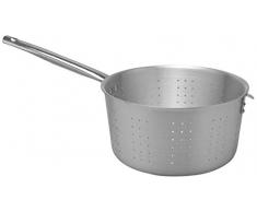 PARDINI Omnia Scolapasta Conico con Manico, Alluminio, Grigio, 18 cm